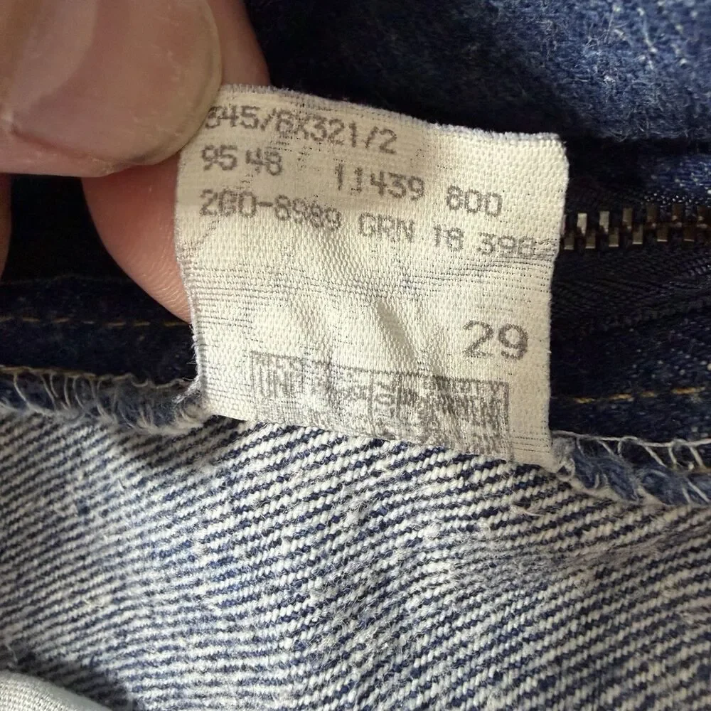 Vintage 90s Lee Riders Jeans Mens 34x32 Union Made In USA Blue Denim Workwear